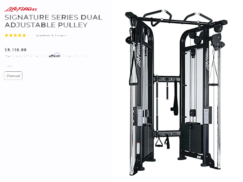 Life Fitness Dual Pulley Machine