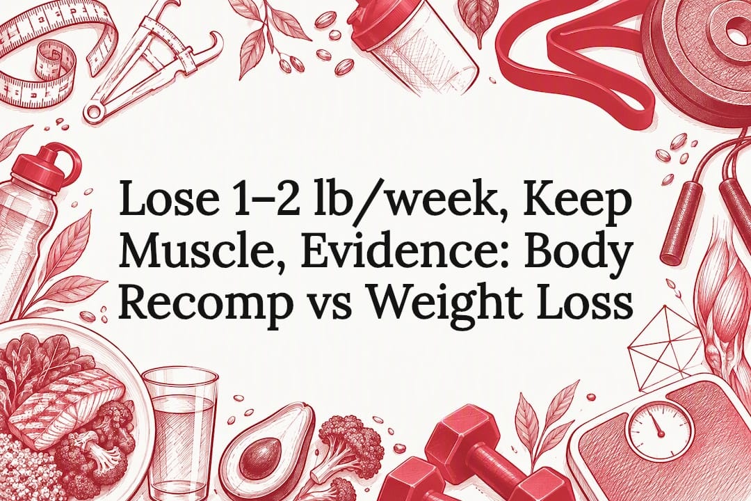 Body recomposition and weight loss title card