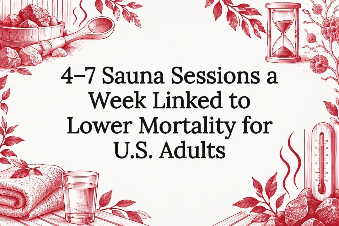 Decorative sauna longevity title card